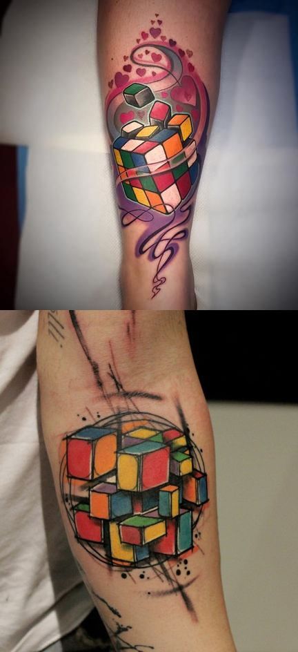 Abstract Style Tattoos