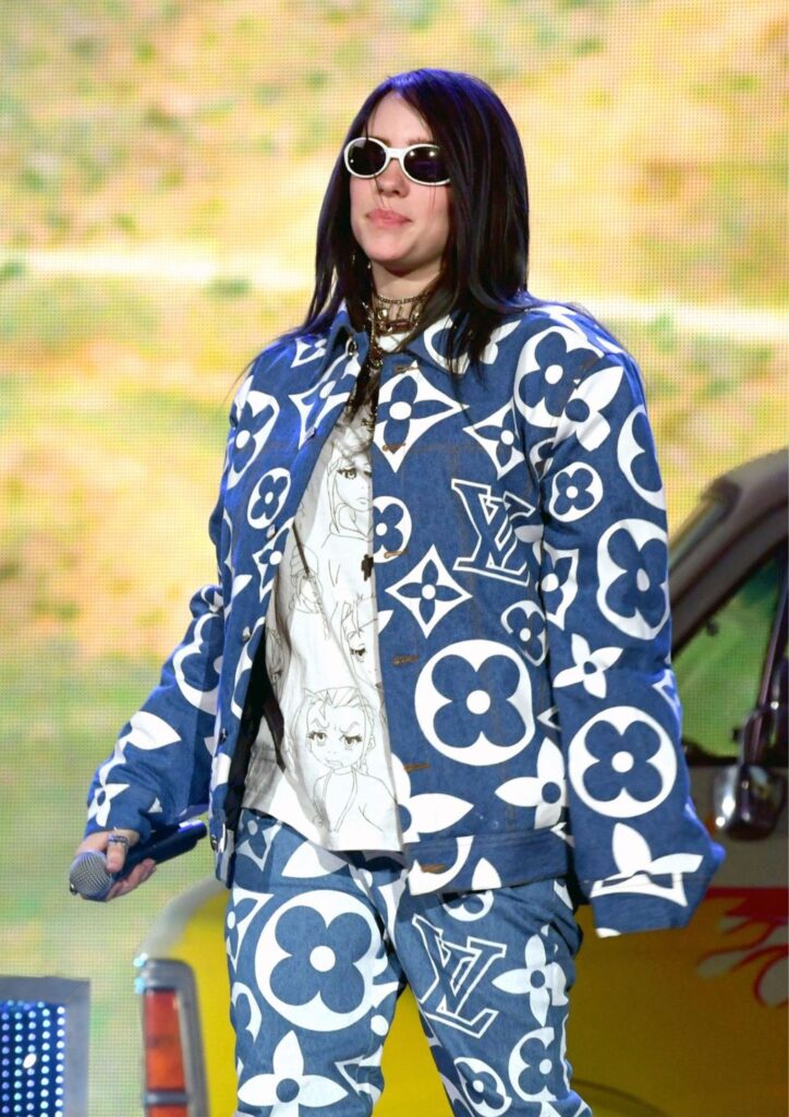 Billie Eilish Retro Denim Louis Vuitton