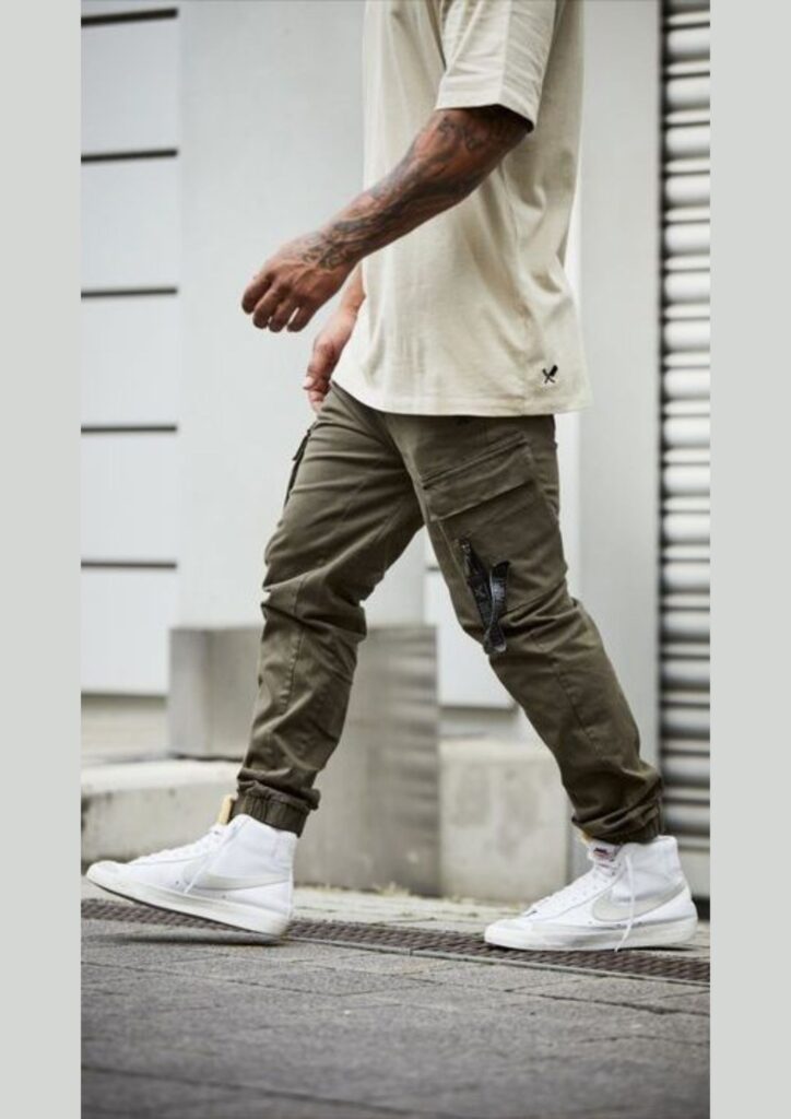 Oversized T-shirt with Sneakers