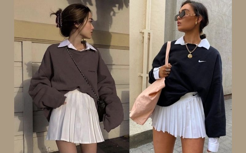 Combine it With Mini Skirts