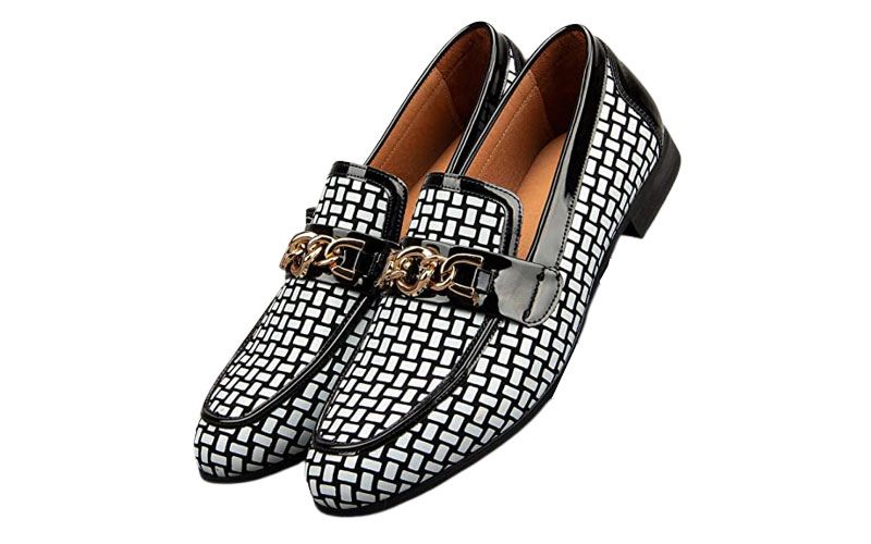 JITAI Men Loafers Slip-On Shoes for Men Fashion Loafers Party Shoes