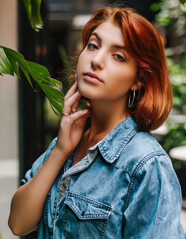 Explore striking red hair color options tailored for women with medium skin tones.