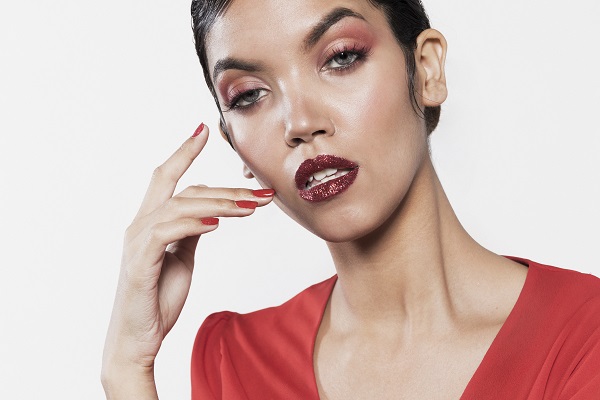 serious female model Using Too Much Coverage or Dark Shades