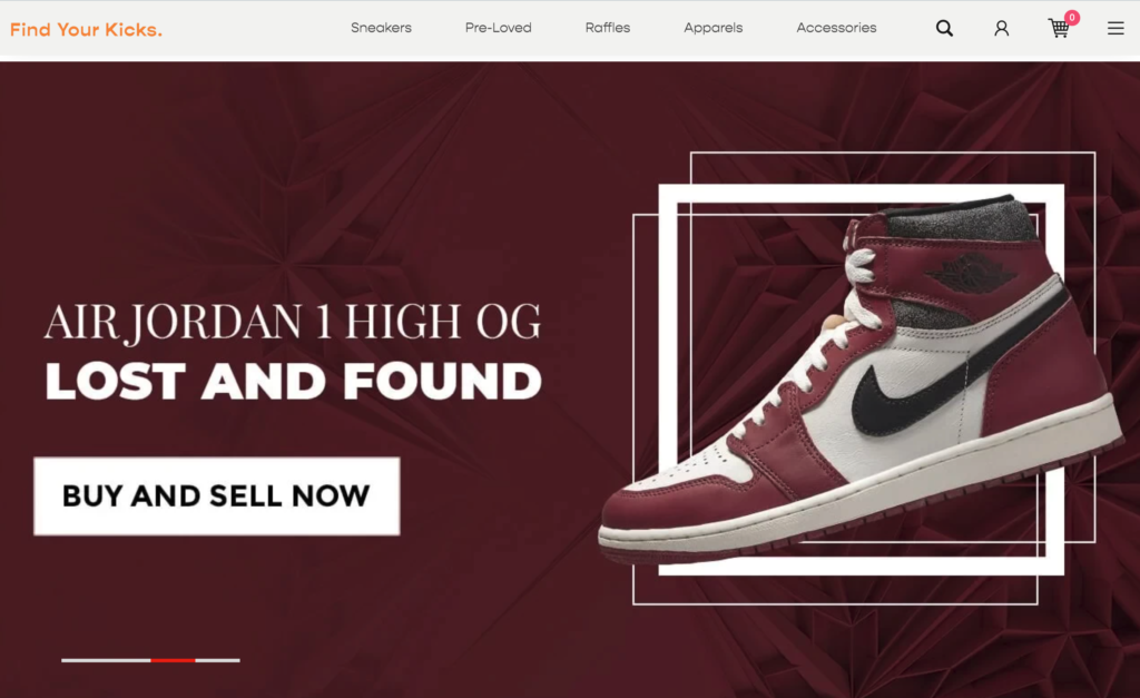 Findyourkicks India - reselling sneaker platform 